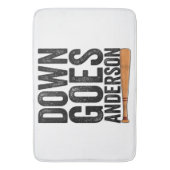 ダウンはアンダーソン野球おもしろいギフト・アンダーソン バスマット (正面縦)