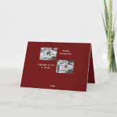 ダウンウッドペッカーシーズンのグリーティングカード シーズンカード (裏面)