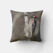 ダウンウッドペッカーバードオンブランチ クッション (裏面)