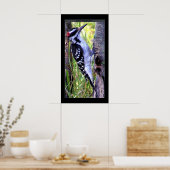 ダウンウッドペッカープリント ポスター (キッチン)