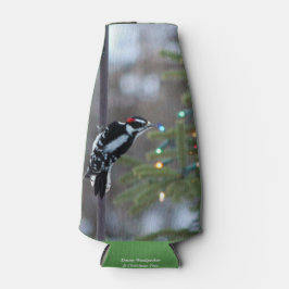 ダウンウッドペッカー&クリスマスツリー ボトルクーラー