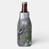 ダウンウッドペッカー&クリスマスツリー ボトルクーラー (ボトル正面)
