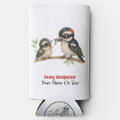 ダウンウッドペッカー スリム缶クーラー (正面)