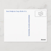 ダウンウッドペッカー ポストカード (裏面)