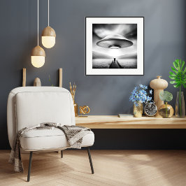 ダウンオンザファーム – UFOアートプリント ポスター