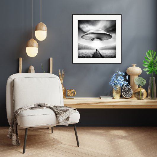 ダウンオンザファーム – UFOアートプリント ポスター