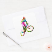 ダウンカラフルヒラー スクエアシール (封筒)