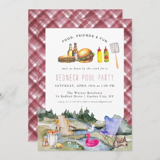 ダウンザクリーク |レッドネックプールパーティー (正面/裏面)