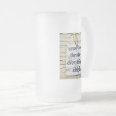 ダウンザショアビールマグ フロストグラスビールジョッキ (正面右)