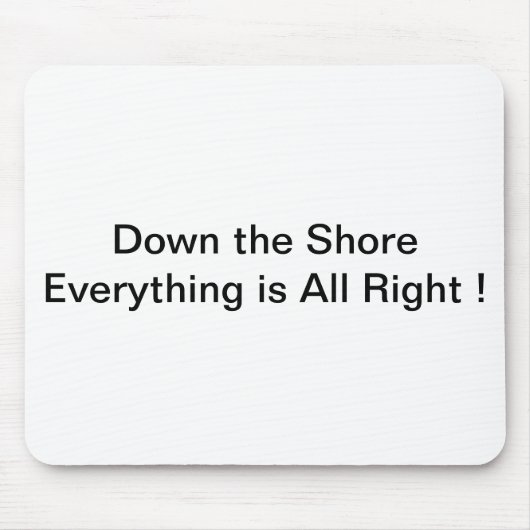 ダウンザショアマウスパッド マウスパッド (正面)