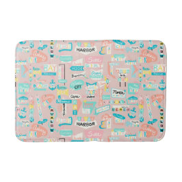 ダウンザショアNJビーチテーマ バスマット