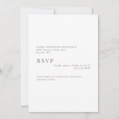 ダウンザファームかわいい赤ちゃんシャワー招待状 招待状 (裏面)