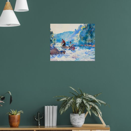 ダウンザラピッドズバイフランクウェストンベンソン ポスター (リビング1)