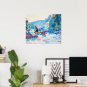 ダウンザラピッドズバイフランクウェストンベンソン ポスター (ホームオフィス)