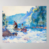 ダウンザラピッドズバイフランクウェストンベンソン ポスター (正面)