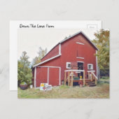 ダウンザレーンファーム ポストカード (正面/裏面)