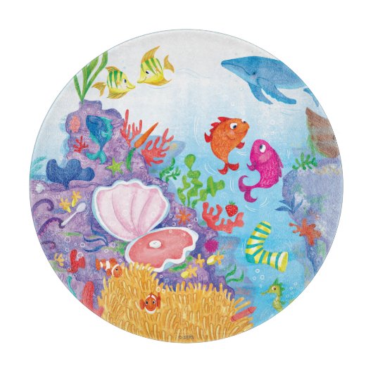 ダウンザ海 カッティングボード (正面)