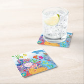 ダウンザ海 スクエアペーパーコースター (インサイチュ)