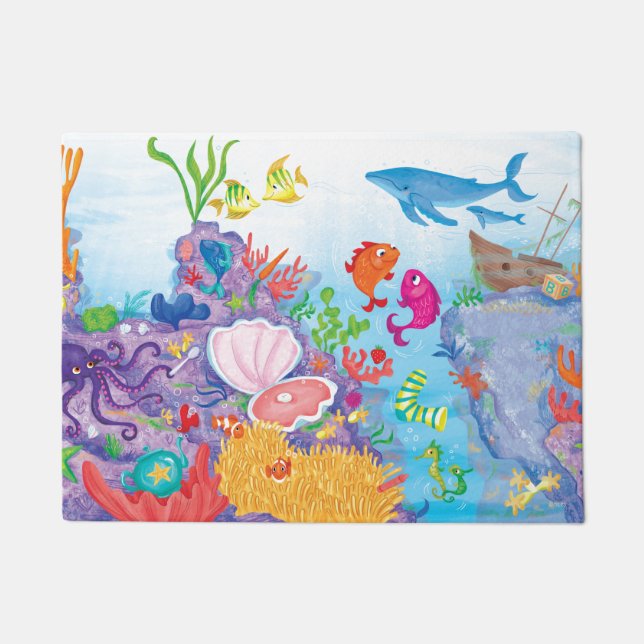 ダウンザ海 ドアマット (正面)