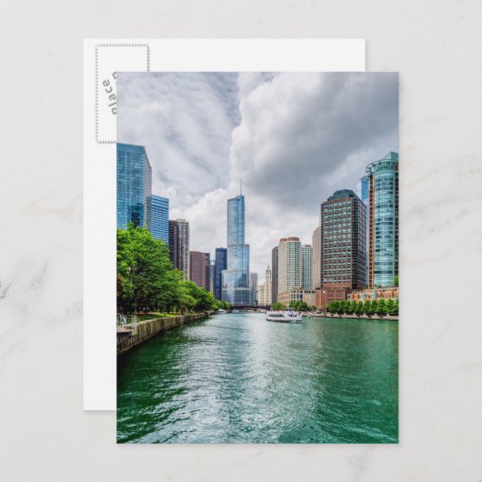 ダウンシカゴリバーポストカード ポストカード (正面/裏面)