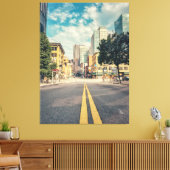 ダウンタウンへの道 キャンバスプリント (インサイチュ (リビング))