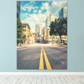 ダウンタウンへの道 キャンバスプリント (インサイチュ (ウッドフロア))