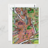 ダウンタウンアトランタグルジア ポストカード (正面/裏面)