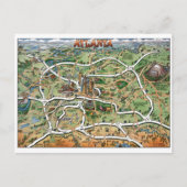 ダウンタウンアトランタグルジア ポストカード (正面)