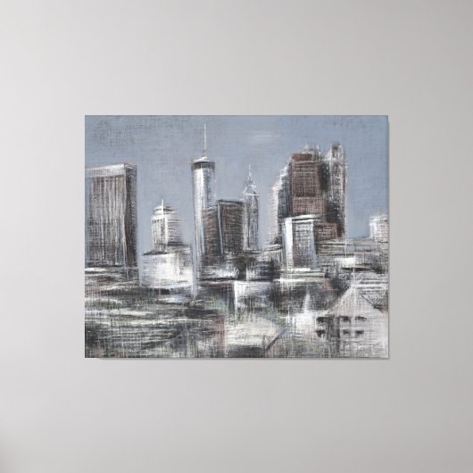 ダウンタウンアトランタ，ジョージア – Canvas Print キャンバスプリント (正面)