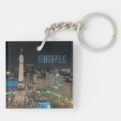 ダウンタウンインディアナポリスアクリルキーチェーン キーホルダー (裏面)