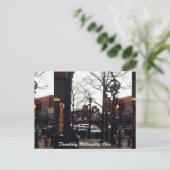 ダウンタウンウィルービークリスマス写真はがき シーズンポストカード (スタンド正面)