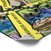 ダウンタウンオースティンテキサス州ポスター ポスター (角)