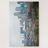 ダウンタウンカンザスシティー、ミズーリ、ビュー ジグソーパズル (縦)