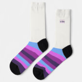 ダウンタウンガール密かにワイルドピンク ソックス (左)