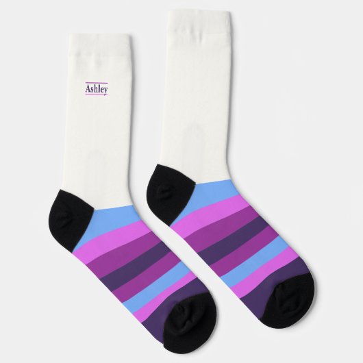 ダウンタウンガール密かにワイルドピンク ソックス (右)