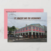 ダウンタウンキングスタウンセントビンセント ポストカード (正面/裏面)