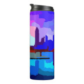 ダウンタウンクリーブランドオハイオレイクフロントスカイライン タンブラー (回転右)