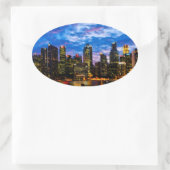 ダウンタウンコア 楕円形シール (バッグ)