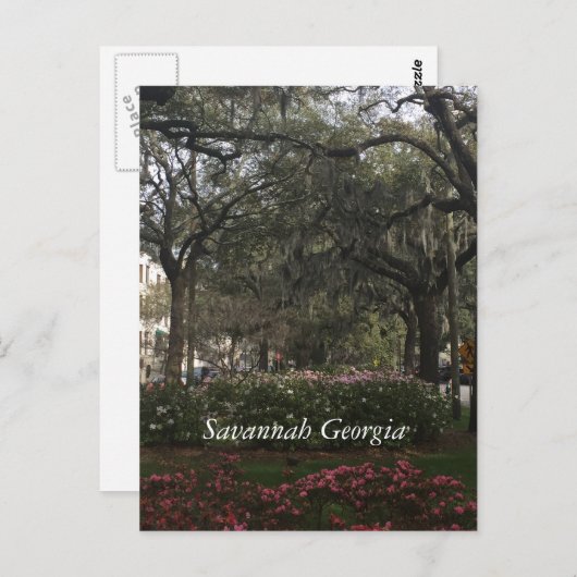 ダウンタウンサバンナジョージア ポストカード (正面/裏面)