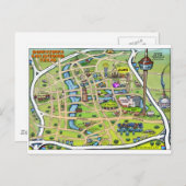 ダウンタウンサンアントニオテキサス州 ポストカード (正面/裏面)