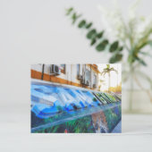 ダウンタウンサンイグナシオベリーズムラルポストカード ポストカード (スタンド正面)