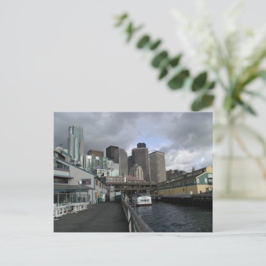 ダウンタウンシアトルポストカード ポストカード (スタンド正面)