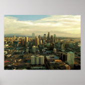 ダウンタウンシアトルワシントン超高層ビル ポスター (正面)