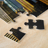 ダウンタウンシカゴイリノイズスカイラインジグソーパズル ジグソーパズル (側面)