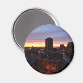 ダウンタウンシカゴサンセット マグネット (正面/裏面)
