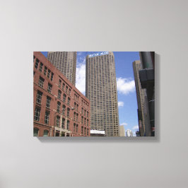 ダウンタウンシカゴバイザベイ キャンバスプリント