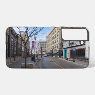 ダウンタウンスプリングフィールドサムスンフォンケース SAMSUNG GALAXY S22+ケース