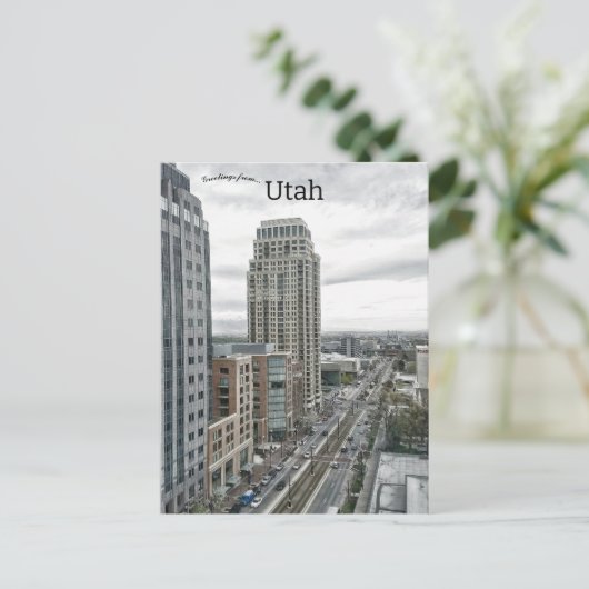 ダウンタウンソルトレイクシティユタ ポストカード (スタンド正面)