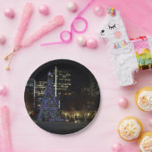 ダウンタウンダラスクリスマス ペーパープレート (パーティー)