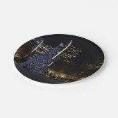 ダウンタウンダラスクリスマス ペーパープレート (アングル)